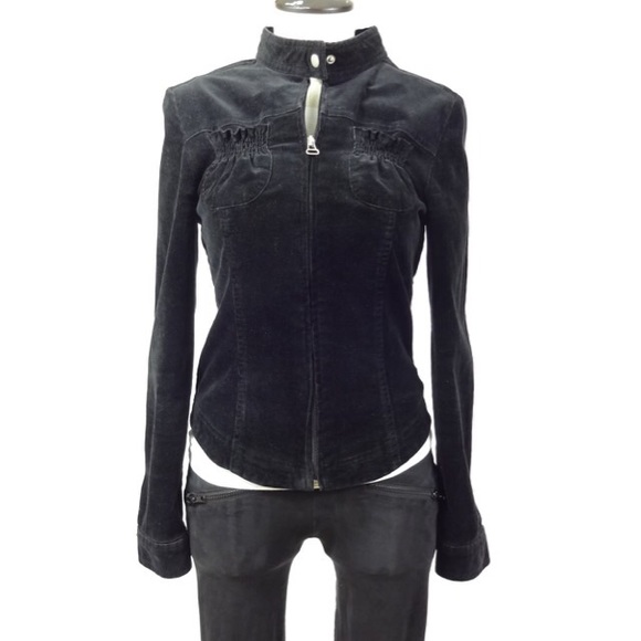 Sashimi Corduroy Black Jacket