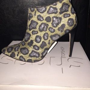 Top shop true leopard booties