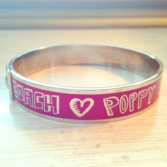 Coach 🔸 Purple Poppy Bangle