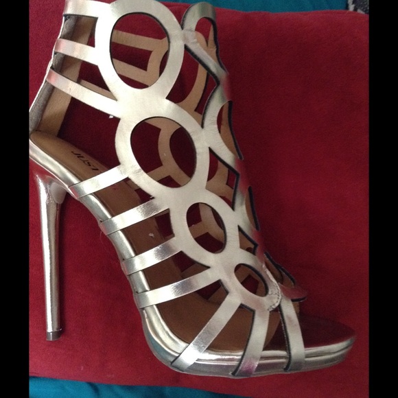 Gold  sandals