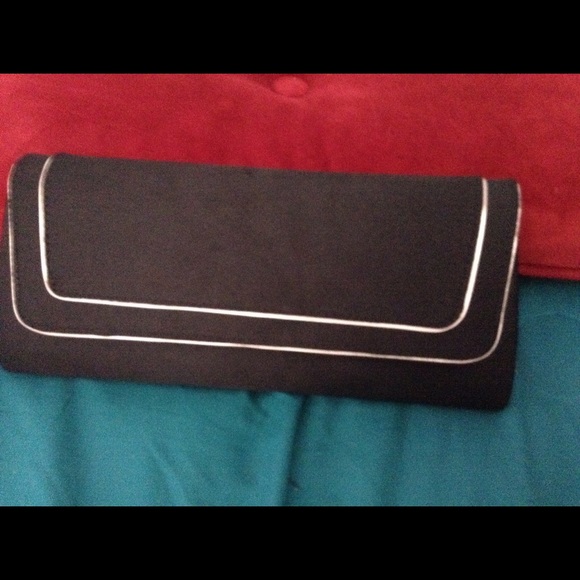 Black and gold clutch