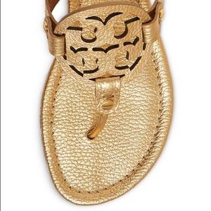Tory Burch Miller gold sandals