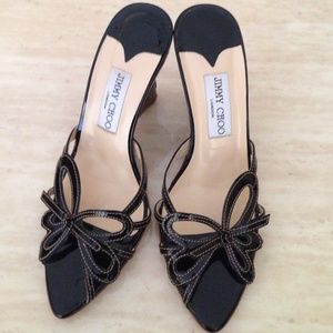 Black Jimmy Choo Wedges absolutely beautiful!!!