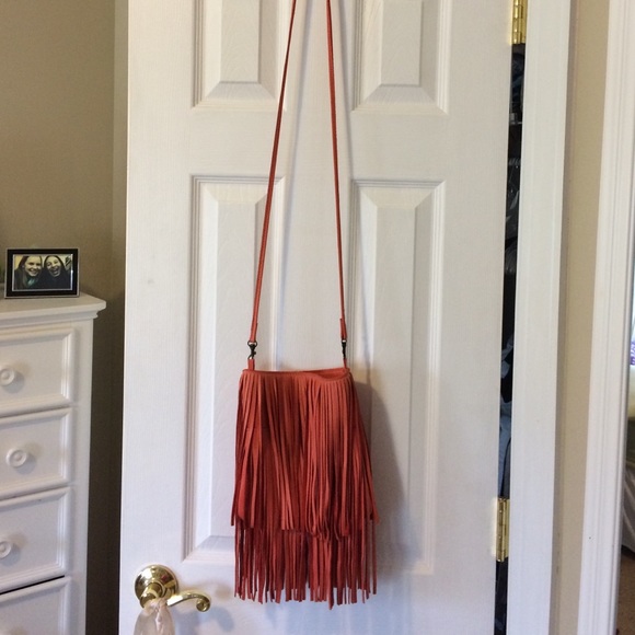 McFadin Sundance Fringe Bag in Orange