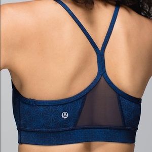Lululemon Flow Y Bra IV-Extra Cups-Black/White/Tan