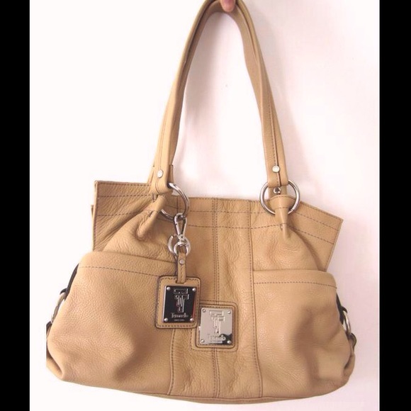 Tignanello leather hobo hand bag purse