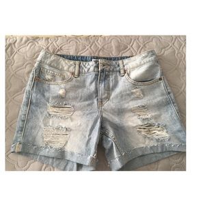 Denim shorts
