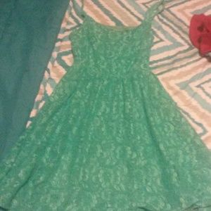 Gorgeous lace summer dress. Open back.