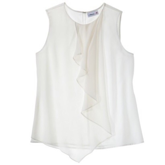 White 3.1 Phillip Lim for Target Sleeveless Blouse