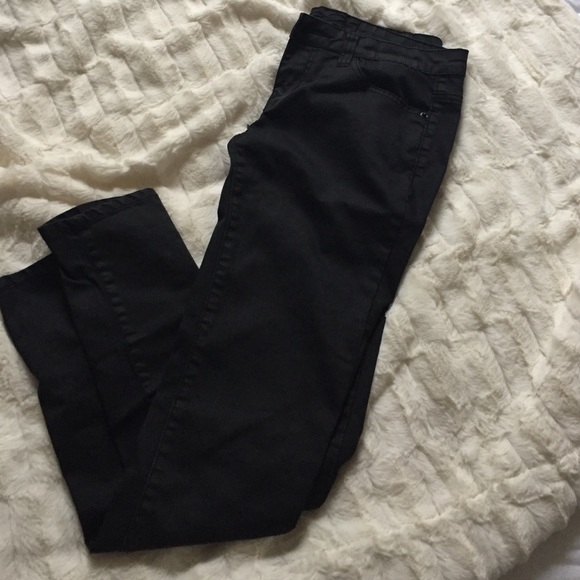 Rue21 Pants - Black coated skinnies