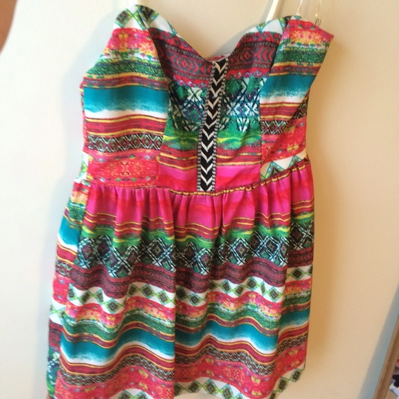 Aztec Print Summer Dress
