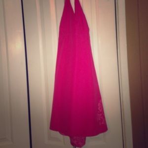 Medium pink two sided dress