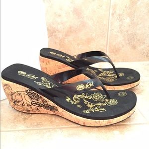 Red by Marc Ecko Angelique-Alanis sandals, sz 10