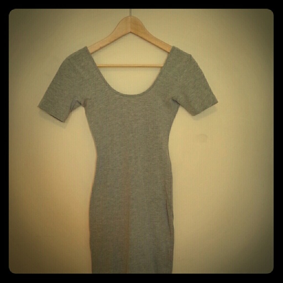 Scoop back mini dress