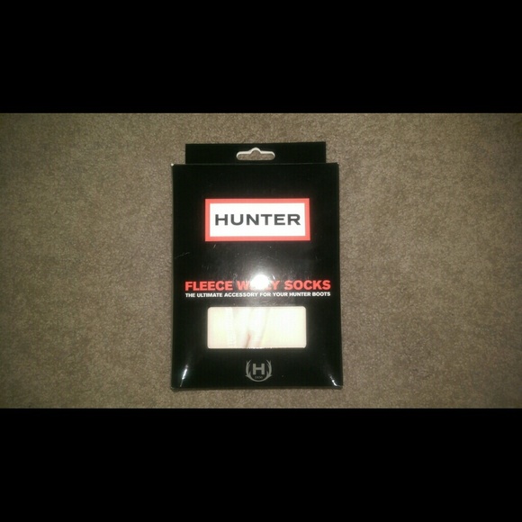 Cream Hunter fleece welly socks brand new