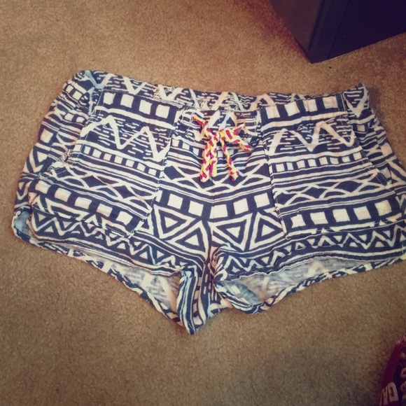 Tribal print shorts
