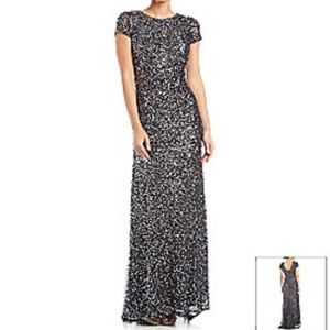 long gown from Adrianna Papell