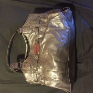Nine West silver purse.