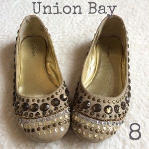 Union Bay Sequin Ballet Flats