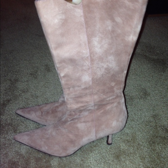 Via Spiga Salmon Calf High Boots