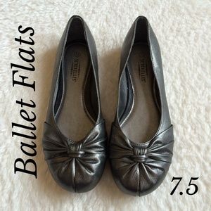 Gray Ballet Flats