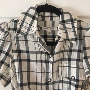 Linen Alice + Olivia dress