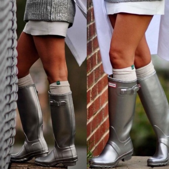 💟FINAL PRICE💟 Metallic Tall Womens Hunter Boot - Picture 3 of 4