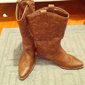 Cute Brown Cowboy Boots