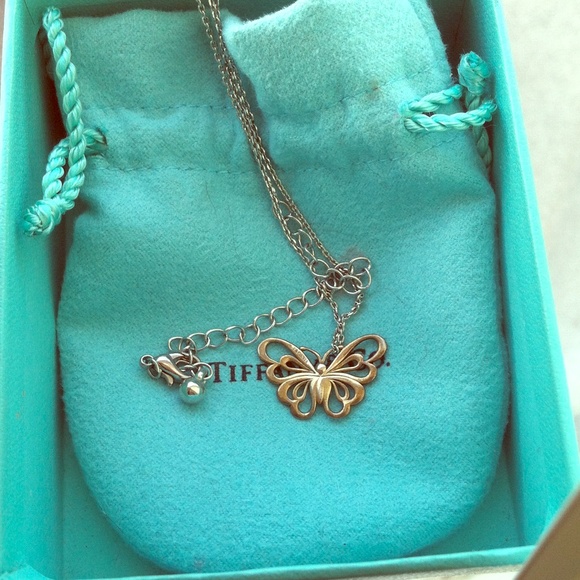 Authentic Tiffany & Co. Butterfly necklace - Picture 1 of 3