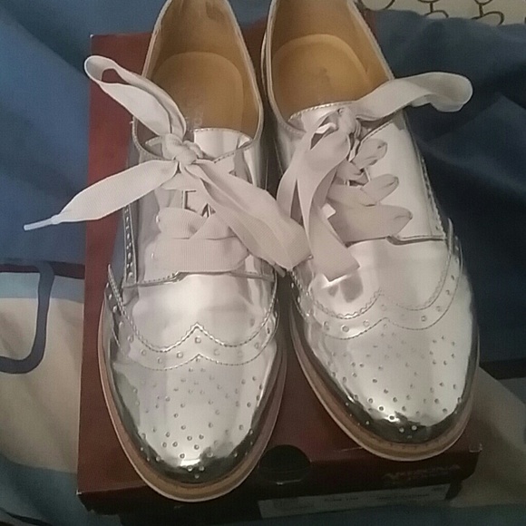 Cute silver shoes