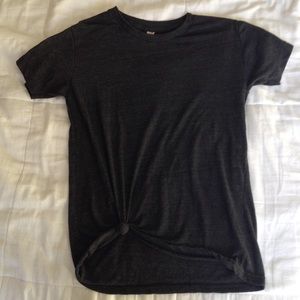 charcoal simple tshirt from American apparel