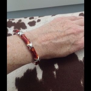 Made in Italy silver/enamel bracelet
