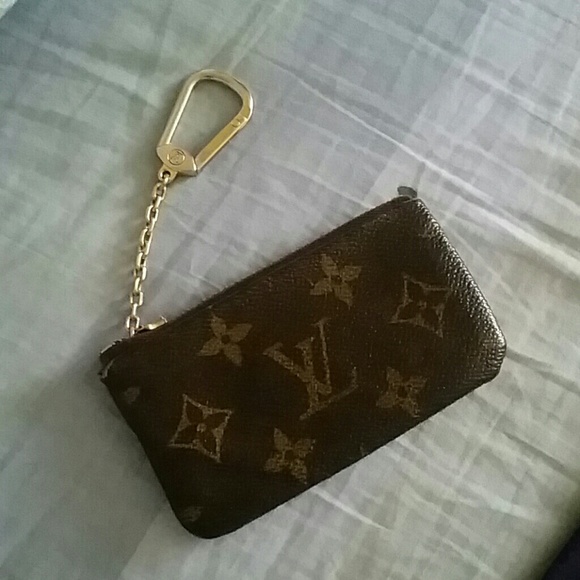 Authentic Louis Vuitton key chain pouch pre owned