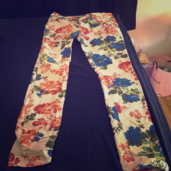 Floral Jeans