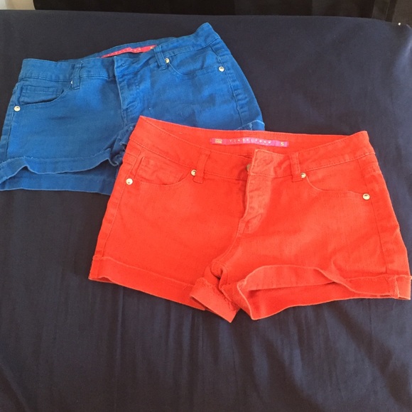 Red and Blue Shorts