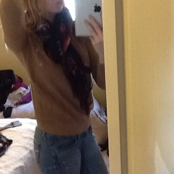 New tan lord and Taylor turtle neck sweater - Picture 2 of 2