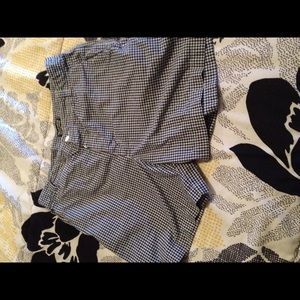 Ralph Lauren gingham blue/white size 8 shorts