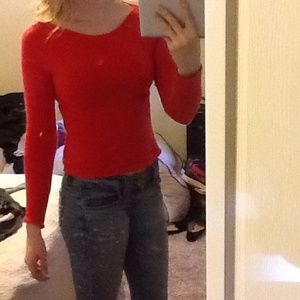 Express orange shirt