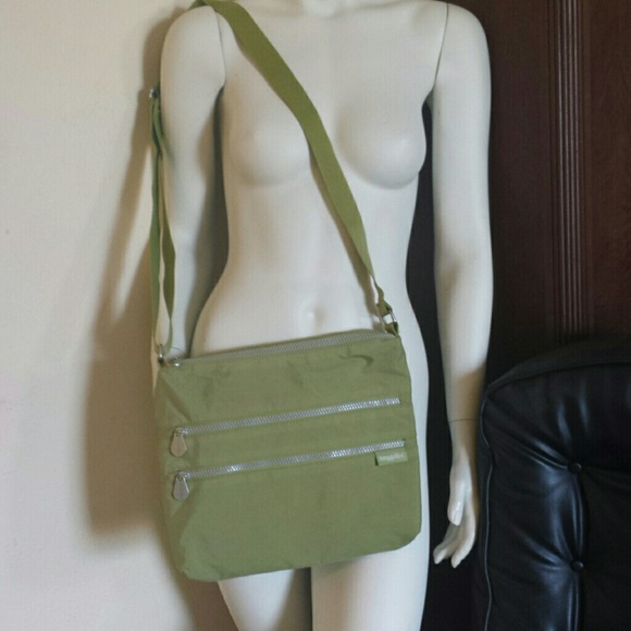 Green Bagallini cross-body bag