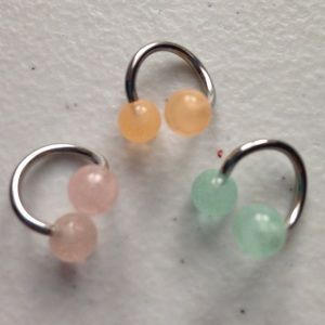 Twist Body Piercing Bundle 3 Surgical Steel 14G