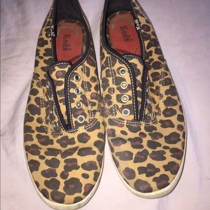 leopard print Keds
