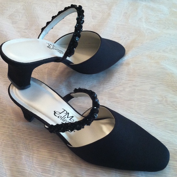 Fancy black heels