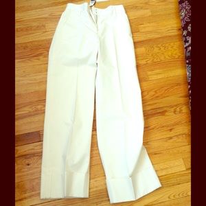Marc Jacobs Collection White Sailor Pants Size 8