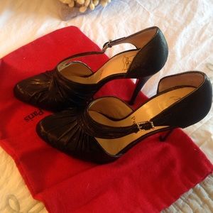 Christian Louboutin black dressy heels