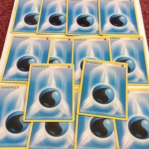 Pokemon-15 Water Energy Cards