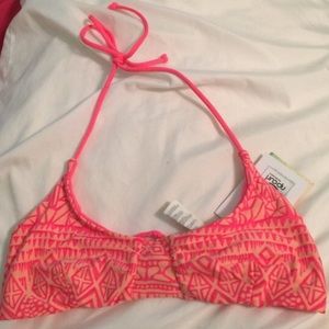 Rare reversible Aztec print rip curl bikini top