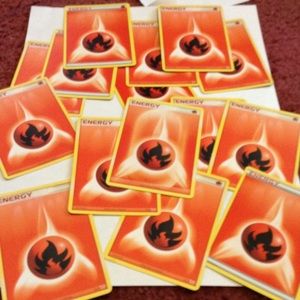 Pokemon-15 Fire Energy Cards