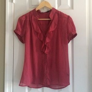 Short-sleeve blouse from The Limited