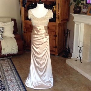 Badgley Mischka evening gown.