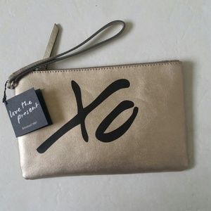 Banana Republic Pewter Clutch
